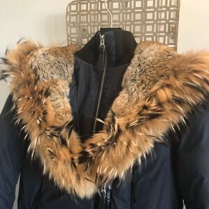 LARGE MACKAGE TRISH WINTER JACKET NAVY BLUE